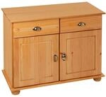 IDIMEX Kommode Colmar 90cm breit, Gebeizt &ndash; schmales Sideboard im...