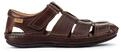 Pikolinos Flache Sandalen in Leder TARIFA f&uuml;r M&auml;nner Farbe OLMO