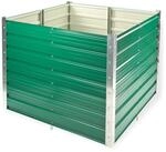 DEMA Metall Hochbeet Rosendaal 1x1x0,8 m - Gartenbeet, Gem&uuml;sebeet, Pflanzbeet -