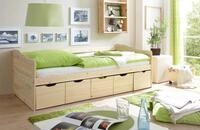 TiCAA Einzelbett Sofabett Funktionsbett, Maria mit Schubkasten f&uuml;r Schlafzimmer,