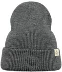 Barts Unisex Kinabalu Beanie Baskenm&uuml;tze, Grau (Dark Heather 0019), One Size