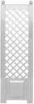 KHW 37801 Spalier 43 cm mit Erdspie&szlig;en, wei&szlig;