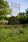 KUHEIGA Steckzaun H&ouml;he: 195cm Rost Breite: 80cm Rankhilfe Rankger&uuml;st Rankgitter