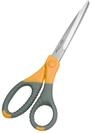 Wedo 9857 Schere (Edelstahl Titan Plus, 7 Zoll (17,7 cm)) grau/gelb