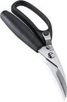 Leifheit Gefl&uuml;gelschere 25cm, Fleischschere mit extra geh&auml;rteten Edelstahlklingen,