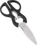 Leifheit K&uuml;chenschere mit scharfen Edelstahlklingen, Haushaltsschere 25 cm mit