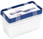 Westmark 3 Gefrierdosen, Plastik, Transparent, 21.2 x 11.2 x 8.3 cm, 3-Einheiten,