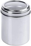Contacto Dose mit Sichtdeckel, Vorratsdose, Vorratsbeh&auml;lter, 0,8 l, aus Edelstahl,
