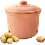 R&ouml;mertopf Kartoffeltopf MAXI PLUS aus Naturton, Terrakotta, &Oslash; 26 cm, 5,5 L