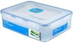 LocknLock PP Classic Vorratsdose mit Gitter, 3,9 L, 295 x 230 x 84 mm, 100 % luft-