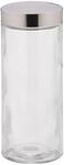 Kela "Bera (Vorratsdosen Set, Glas/Edelstahl, transparent/Silber, 2,2 Liter