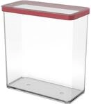 Rotho Vorratsdose Loft mit Deckel 3,2 L aromadicht transparent/rot 