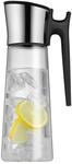 WMF Basic Wasserkaraffe mit Griff 1,5 Liter, Glaskaraffe mit Deckel 1,5 l,