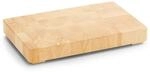 Zeller 24801 Hackblock, Gummibaum, ca. 42 x 27 x 5,5 cm, Beige
