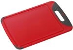 Silit Schneidebrett 38 x 25 cm rechteckig, Kunststoff, Tranchierbrett mit Saftrillen,
