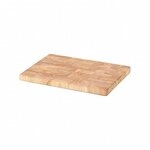 CONTINENTA&reg; Premium Schneidebrett | Holzbrett Aus Edlem Gummibaum Stirnholz 