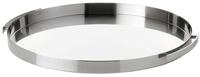 Stelton Arne Jacobsen Serviertablett aus Edelstahl, Design: Cylinda Line, W:38,7 CM