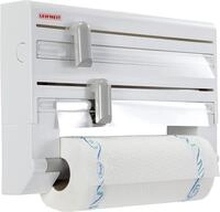 Leifheit Wandrollenhalter Parat ComfortLine-Serie f&uuml;r 3 Rollen, saubere