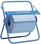 Kimberly-Clark 194151 Wandhalter/Tischspender f&uuml;r Wischtuch-Gro&szlig;rollen, Blau,...