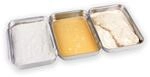 c|h|g Panierset - 3-teiliges Set aus rostfreiem Edelstahl - Sp&uuml;lmaschinengeeignet -