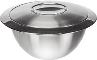 Weis 24026 Thermosch&uuml;ssel mit Deckel Innen-Durchmesser 20 cm, Edelstahl, Silber,