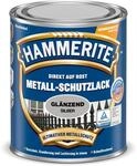 Hammerite Metallschutzlack Gl&auml;nzend, 3in1- Rostschutz, Silber, 250 ml