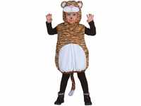 Tiger Weste mit Kapuze, Kinder-Größe:104