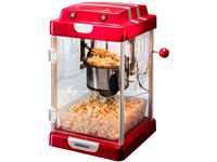 celexon CinePop CP1000 Popcorn-Maschine - 24,5x28x43cm - Rot-Retro/Kino-Design-
