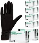 SF Nitrilhandschuhe XXL Schwarz &ndash; 1000 St&uuml;ck Einweghandschuhe, latexfrei 