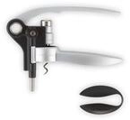 Le Creuset, Professioneller Korkenzieher, Entfernung von Weinkorken, Silber (Metal),
