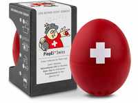PiepEi Swiss Singende Eieruhr zum Mitkochen - Eierkocher für 3 Härtegrade -