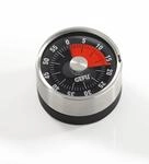 GEFU Timer OPTICO - Mechanische K&uuml;chenuhr mit Magnet & roter Markierung