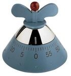 Alessi A09 Design K&uuml;chentimer, Thermoplastisches Harz, blau
