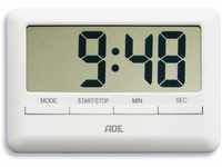 ADE Digitaler Küchentimer TD 1600 (Der flachste Timer der Welt inklusive Uhrzeit,