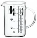 WMF Gourmet Messbecher Glas 500 ml, hitzebest&auml;ndiges Glas, Messbecher 500ml,