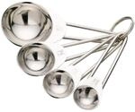 Kitchen Craft Edelstahl-Messl&ouml;ffel, 4 St&uuml;ck, KCMEASUREDL