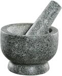 cilio Granit M&ouml;rser DAVID | Steinm&ouml;rser mit St&ouml;&szlig;el | Naturmaterial | langlebig &