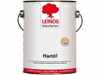 LEINOS Holzöl 2,5 l | Hartöl Farblos für Tische Möbel Arbeitsplatten | Teak...