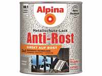 Alpina Metallschutzlack Anti-Rost Eisenglimmer Dunkelgrau 750ml