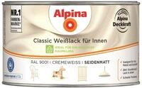 Alpina Classic Wei&szlig;lack f&uuml;r Innen Cremewei&szlig; 300ml seidenmatt