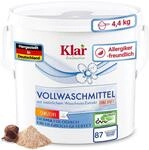 Klar Vollwaschmittel Pulver Sensitive 4,4kg - 80 Ladungen - Allergiker Waschpulver