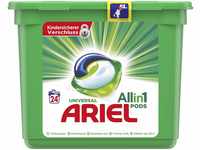 Ariel All-in-1 PODS Universal Strahlend Rein, 24 Waschladungen