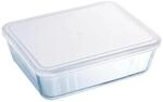 Pyrex Cook & Freeze - Rechteckige Schale mit Deckel, 25 x 19 x 8 cm, 2.6 l