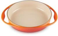 Le Creuset Gusseisen Tatin-Backform, Rund, &Oslash; 25 cm, F&uuml;r alle Herdarten inkl.