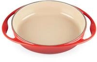 Le Creuset Gusseisen Tatin-Backform, Rund, &Oslash; 25 cm, F&uuml;r alle Herdarten inkl.