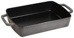 STAUB Ofenform/Servierplatte/Auflaufform, rechteckig mit 2 Griffen, 30x20 cm, 3,1 L,