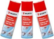 W&uuml;rth Edelstahlpflegespray 3x 400ml Pflege Reiniger Edelstahl