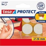 tesa Protect Filzgleiter, rund, &Oslash;26mm, wei&szlig;, 9 St&uuml;ck