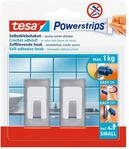 tesa 57997-00000-00 tesa Powerstrips Haken Small Metall Design, Rechteck 2...