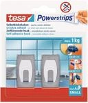 tesa 57999-00000-00 tesa Powerstrips Haken Small Metall Design, Konvex 2 Haken/4